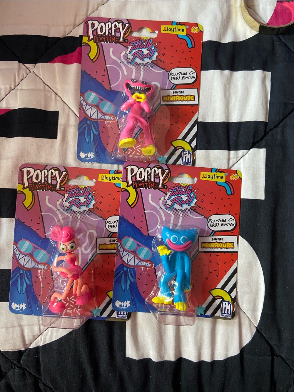 Poppy Playtime Totall Rad Series Mini Figures – Pink & Blue